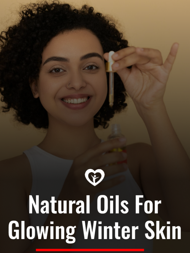 Natural oils for glowing winter skin