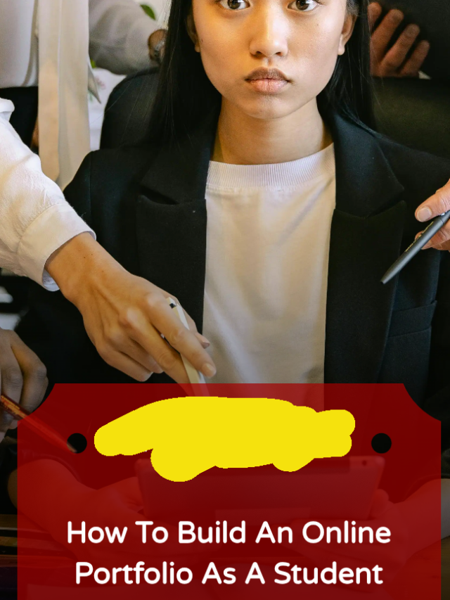 How to built online portfolio as Student