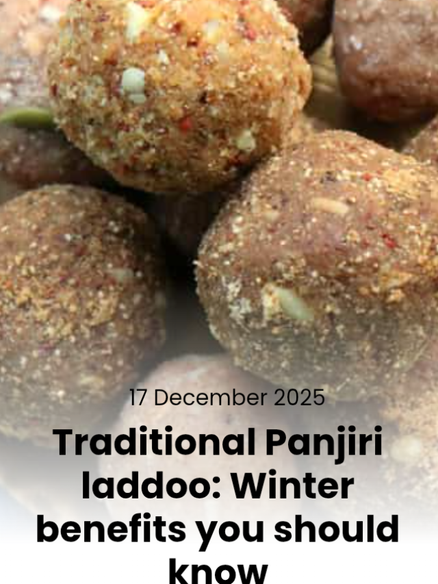 Traditional panjiri laddoo for winter health